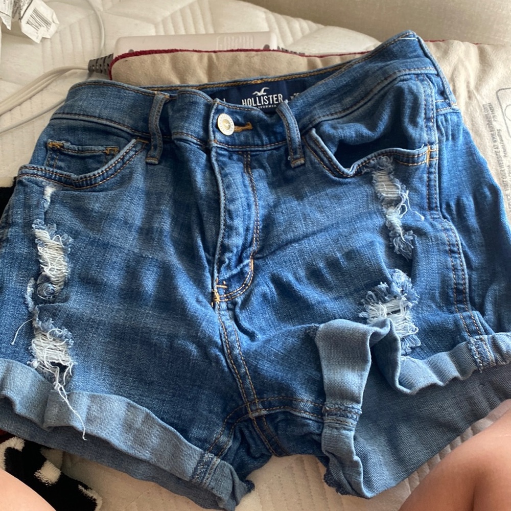Denim shorts